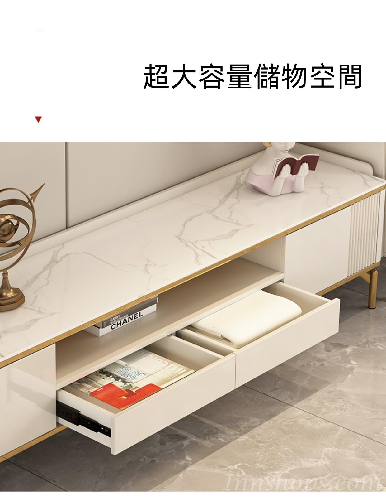 意式氣派系列 輕奢岩板電視櫃160cm/180cm/200cm(IS8844)
