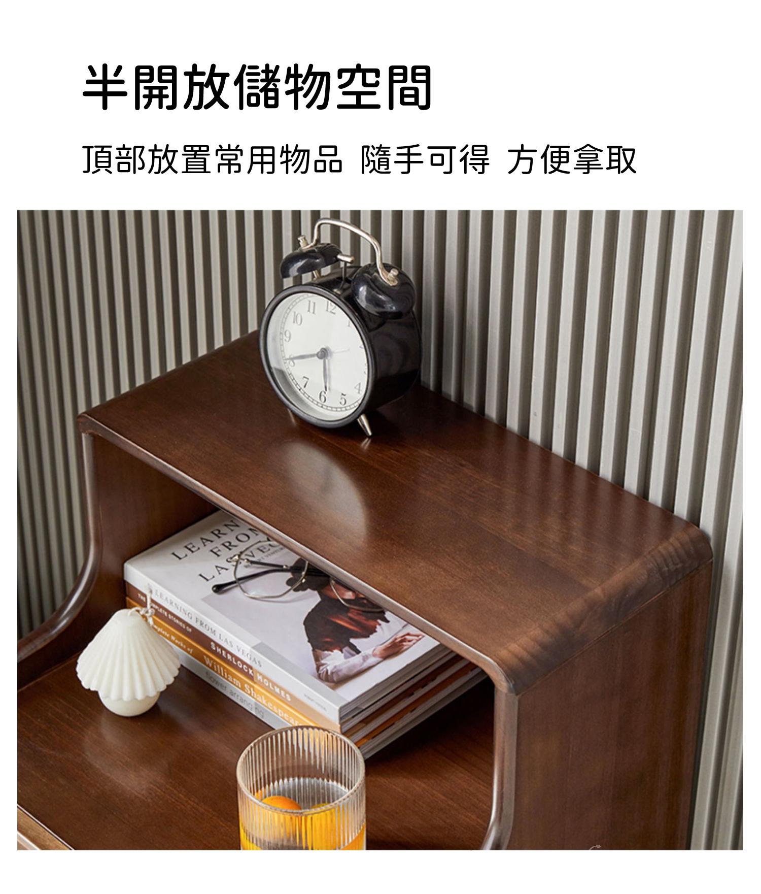 芬蘭松木 實木 床頭櫃 40*36*63 (IS8863)