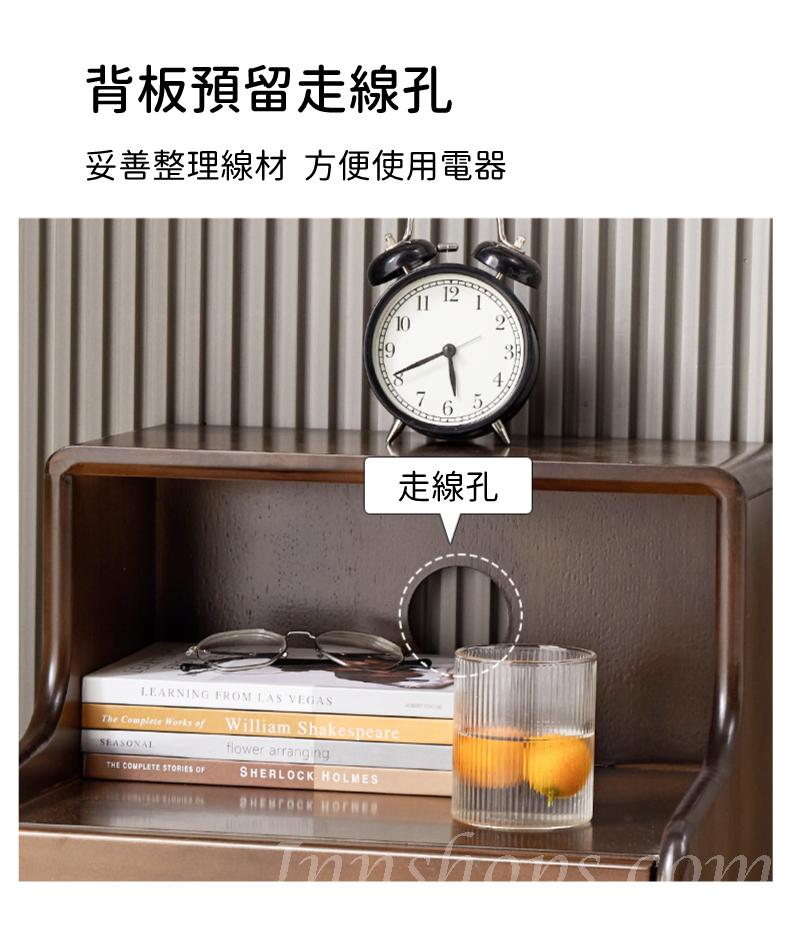 芬蘭松木 實木 床頭櫃 40*36*63 (IS8863)