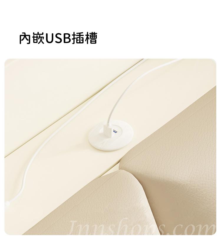 北歐品味系列 軟靠背 雙人油壓床(不包床褥) 156/186*219.8*108cm (IS8878)