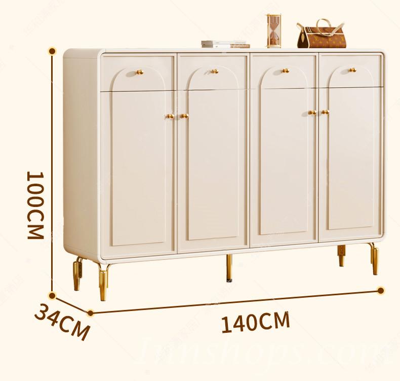 田園純白.象牙白系列 大容量鞋櫃 玄關櫃*3門/4門 (IS8885)