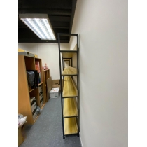 陳列品一個$499，全白色，W80*D30*H106CM書架 置物架 展示陳列架 屏風*可訂造呎吋 60cm/80cm/100/120cm (IS5457)
