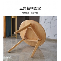 日式實木橡木 小圓枱 餐枱 餐椅組合60/70/80/90/100/120/130cm (IS8828)