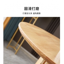 日式實木橡木 小圓枱 餐枱 餐椅組合60/70/80/90/100/120/130cm (IS8828)