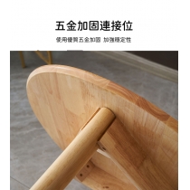 日式實木橡木 小圓枱 餐枱 餐椅組合60/70/80/90/100/120/130cm (IS8828)