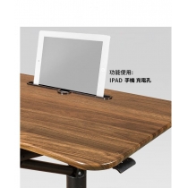 學校傢私鋁合金氣動升降枱/電腦桌/辦公室枱 72x59cm (IS8834)