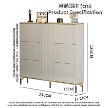 意式氣派系列 岩板頂板超薄鞋櫃/窄款鞋櫃 17/24cm深 (IS8849)