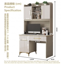 北歐摩登系列 高櫃書枱/電腦桌 90/100/110/120cm(IS8854)