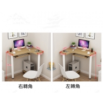 時尚系列 學校傢私迷你轉角電腦桌 弧形書枱80cm（IS8868）