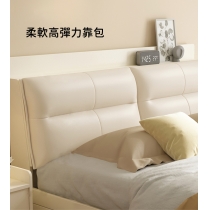 北歐品味系列 軟靠背 雙人油壓床(不包床褥) 156/186*219.8*108cm (IS8878)