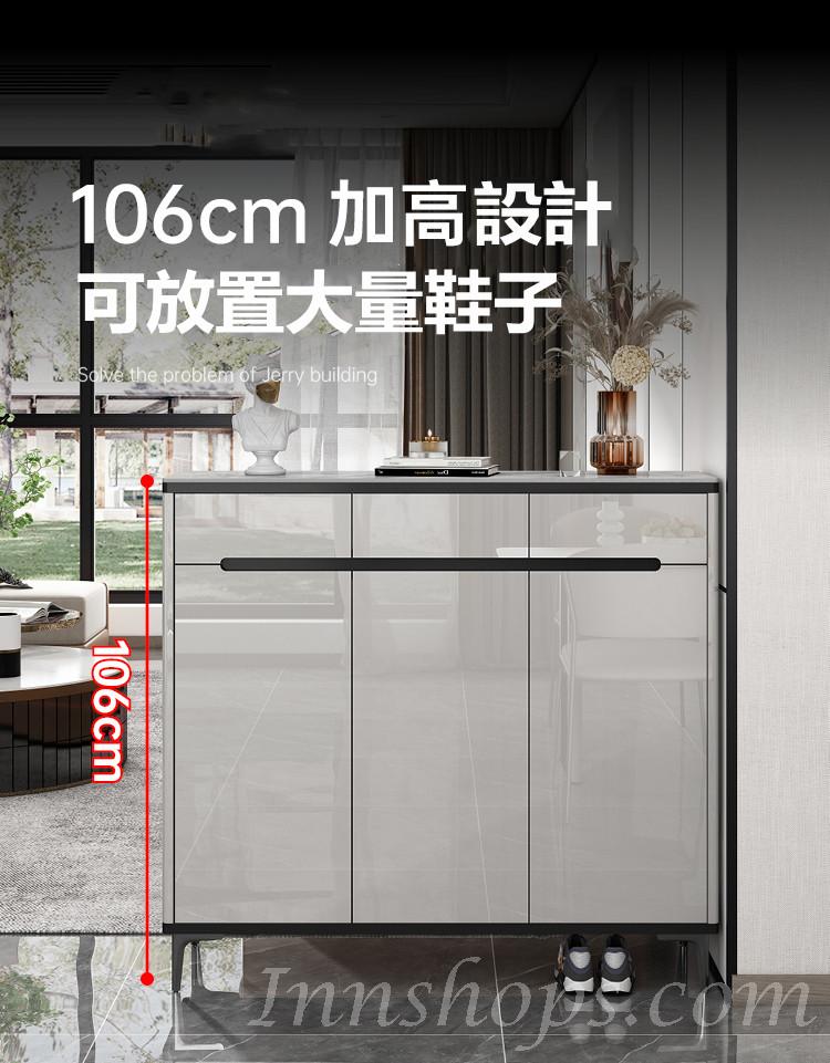 意式氣派鞋櫃 玄關櫃  雙面鞋櫃(白色)*90/100/110/120cm (IS8904)