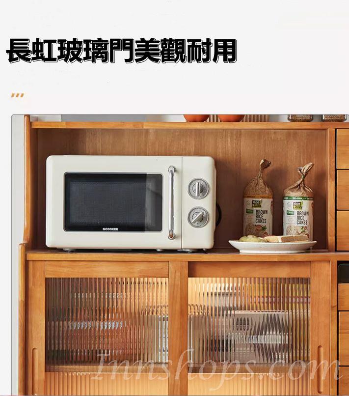 日式實木橡木 餐邊櫃儲物櫃*125cm (IS8932)