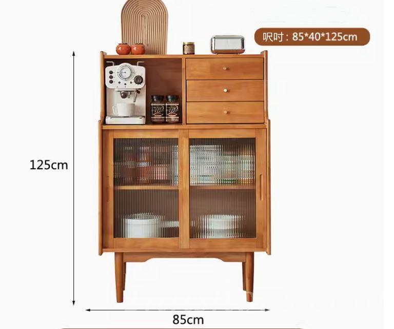 日式實木橡木 餐邊櫃儲物櫃*85cm (IS8933)