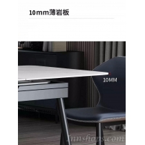 意式岩板(10mm)伸縮餐桌*100/120/130/150cm (IS7691)