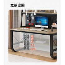 時尚 學校傢私洞洞板 書架 書枱 電腦枱(白色架) 80/100/120/140/160cm (IS8895)
