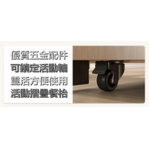 日式實木橡木 多功能餐邊櫃/伸縮摺疊餐枱 蝴蝶枱 /餐椅 組合120/130cm (IS8909)