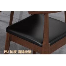 日式實木橡木 岩板伸縮折疊餐枱/餐桌椅組合 120/135cm (IS8914)
