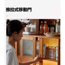 日式實木橡木 餐邊櫃儲物櫃*125cm (IS8932)