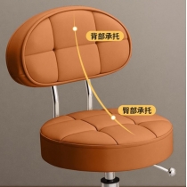 時尚 學校傢私升降+旋轉+獨立鎖滑輪 電腦/美容/多用途椅 (IS8936)