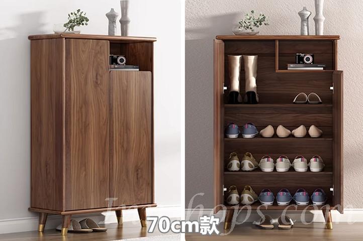 北歐胡桃木色 鞋櫃/儲物櫃 50/60/70/80/100/120/140/160cm（IS7711)