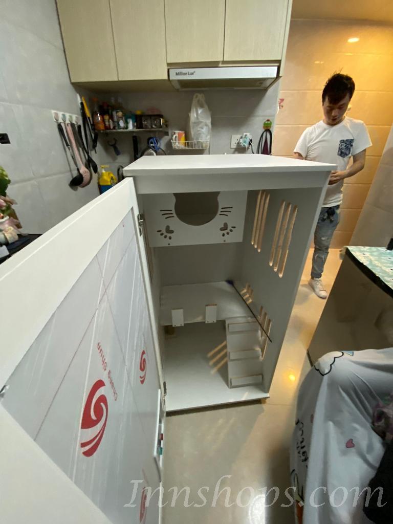 貓别墅 貓籠子 超大自由空間貓櫃 貓屋*60/90/120/180cm (IS8664)