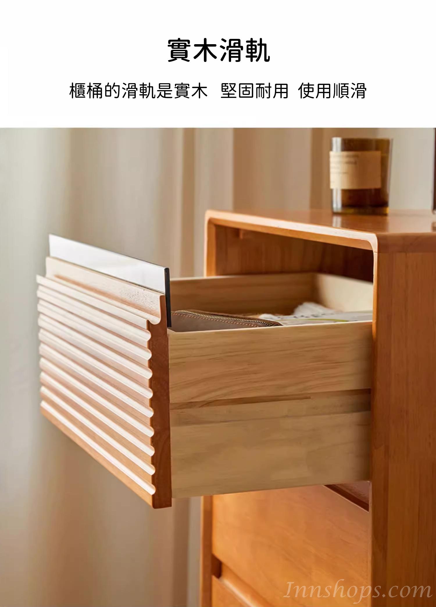 日式實木橡木 收納櫃 斗櫃40cm/60cm (IS8950)