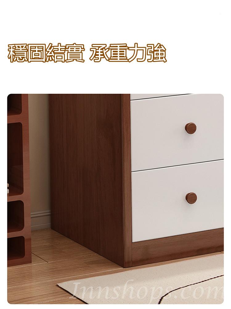 日式實木橡木 實木電腦枱 書枱 書桌書架組合*100/120/140cm (IS8957)