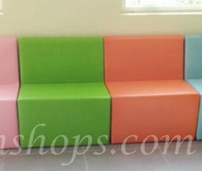 兒童皇國 學校傢私 幼稚園/playgroup 多功能收納梳化/椅子 100cm 學校傢俬(IS8967)