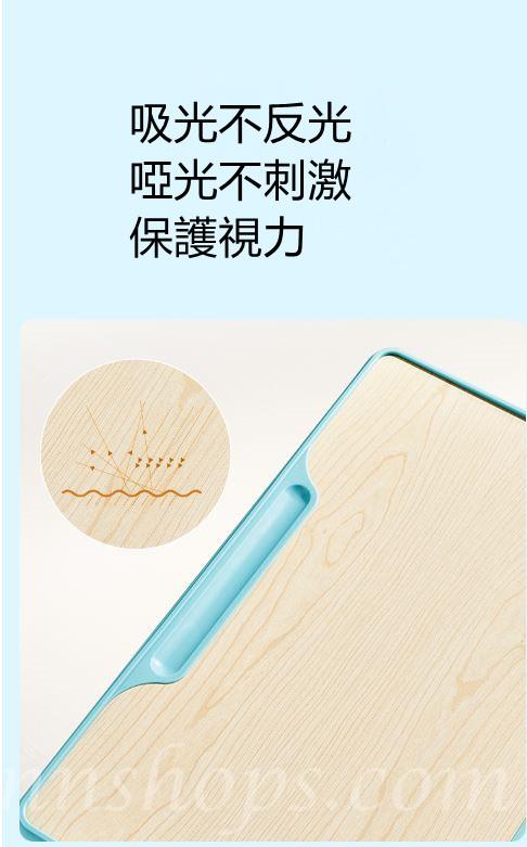 只有陳列品 兒童學習桌椅套裝可升降書枱60cm（IS8969）