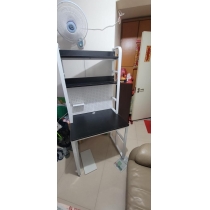 時尚 學校家具洞洞板置物架 書架書枱 電腦枱 80/100/120/140/160cm (IS8500)