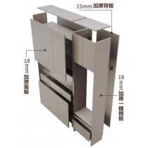 意式氣派系列 高身鞋櫃/大容量玄關组合櫃 (IS8956)