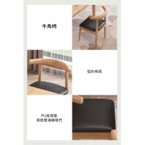 日式實木橡木 摺疊伸縮 方型圓型 餐枱椅組合 120/130cm (IS8964)