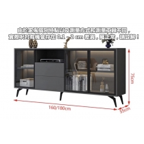 北歐摩登系列 電視櫃/儲物櫃 100/120/140/160/180cm (IS8965)