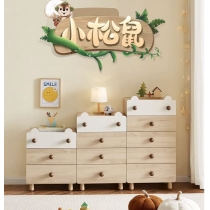 兒童皇國 學校傢私 小松鼠 斗櫃 收納櫃 (IS8976)