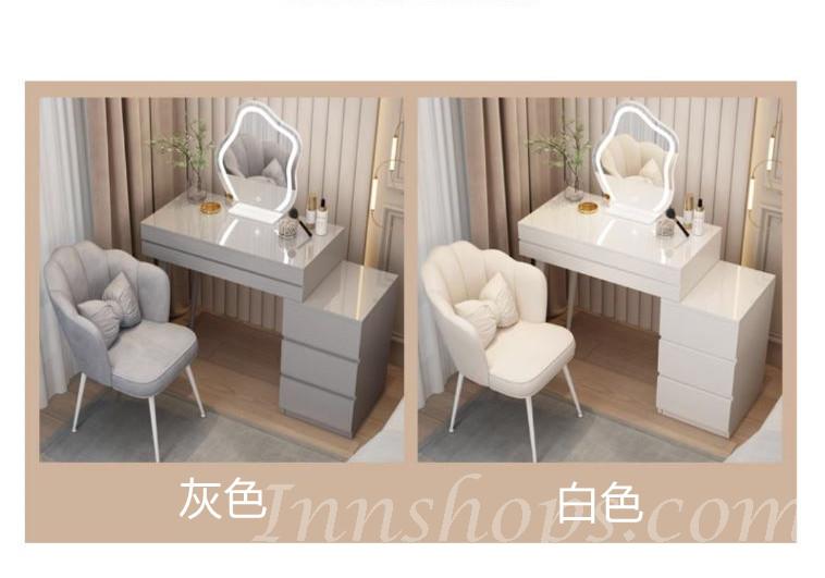 田園純白.象牙白系列  梳妝台 化妝桌+床頭櫃50cm/60cm/70cm(IS8980)