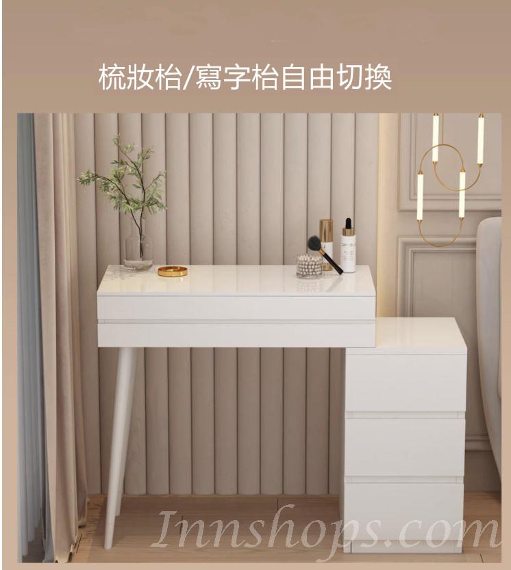 田園純白.象牙白系列  梳妝台 化妝桌+床頭櫃50cm/60cm/70cm(IS8980)