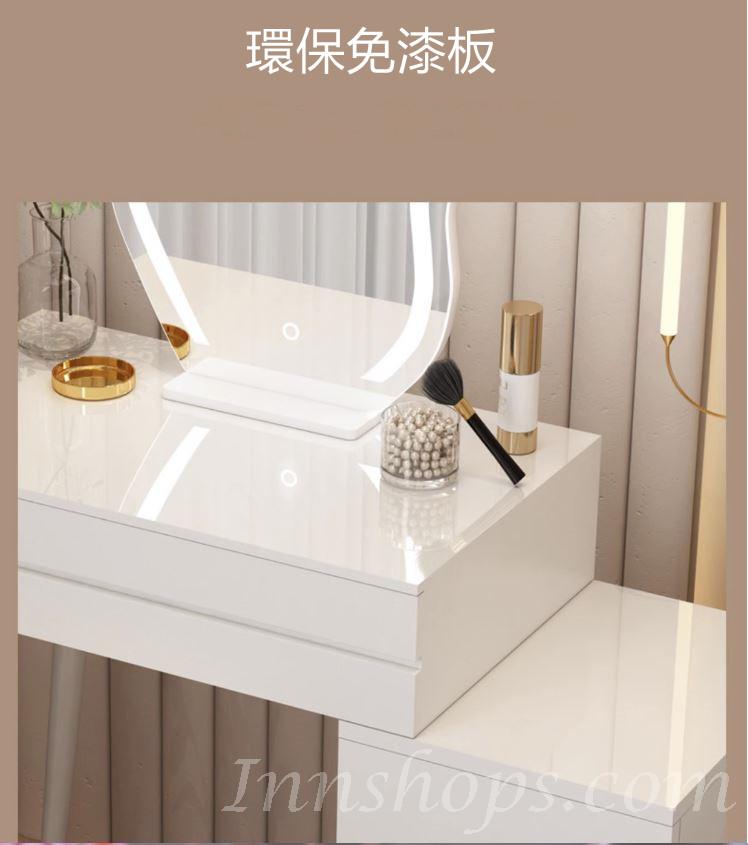 田園純白.象牙白系列  梳妝台 化妝桌+床頭櫃50cm/60cm/70cm(IS8980)