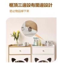 貓窩床頭櫃一體貓櫃貓舍四季通用實木貓家具多功能儲物櫃 *40/50cm (IS7806)
