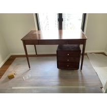北歐實木白蠟木 書枱 電腦枱 100/120cm (IS8763)