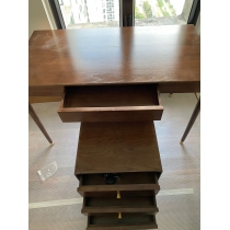 北歐實木白蠟木 書枱 電腦枱 100/120cm (IS8763)