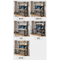 時尚 學校傢私洞洞板 書架 書枱 電腦枱(白色架) 80/100/120/140/160cm (IS8895)