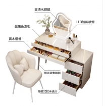 田園純白.象牙白系列  梳妝台 化妝桌+床頭櫃50cm/60cm/70cm(IS8980)