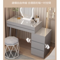 田園純白.象牙白系列  梳妝台 化妝桌+床頭櫃50cm/60cm/70cm(IS8980)