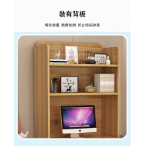 (陳列品 全白 50cm $699) 時尚系列 連書架 摺疊 書枱 電腦枱50cm/80cm(IS8456)