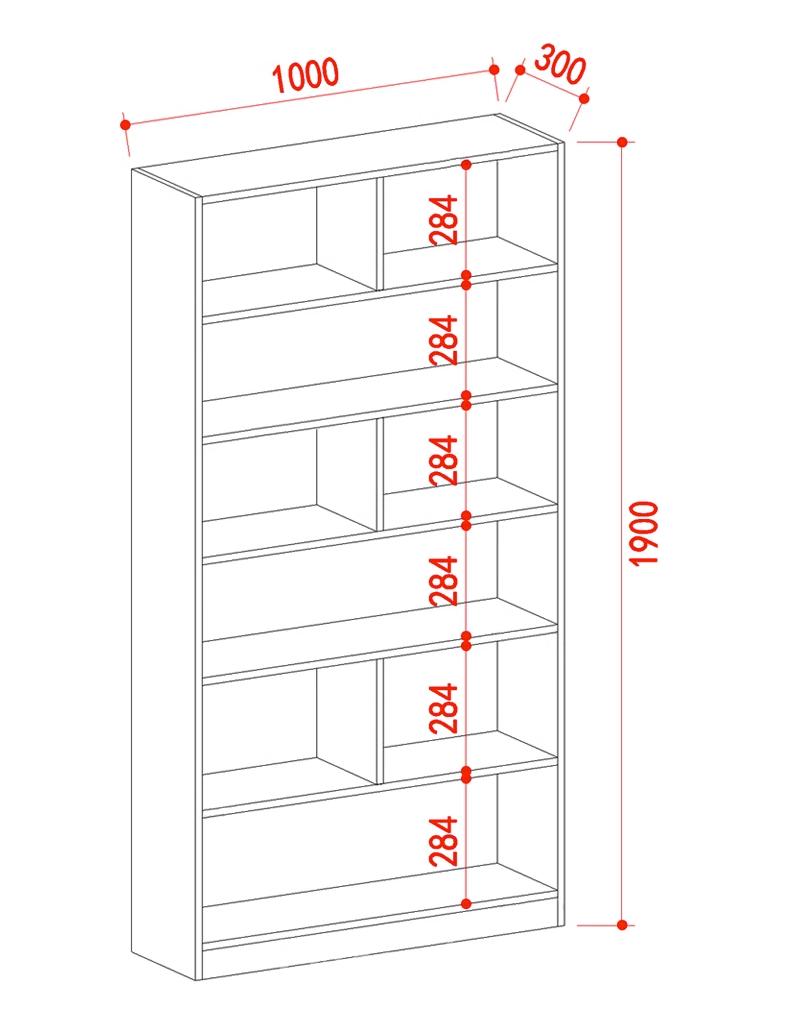 時尚系列 摺疊 書枱 電腦枱 書櫃 70/80*80*190cm,80/100*30*190cm (IS1113)