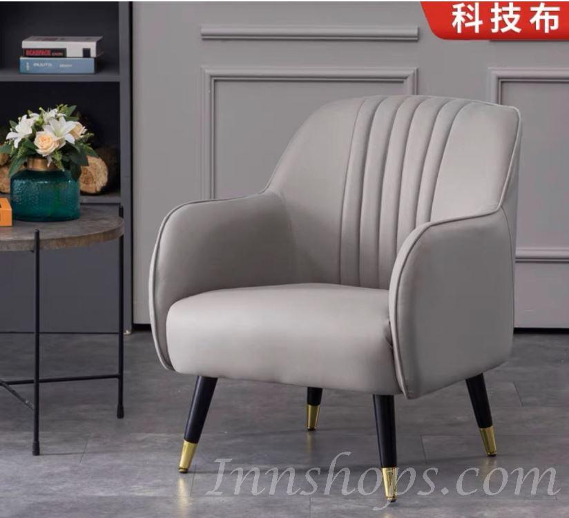 陳列品卡其色一張$999 歐式單人梳化 (IS7510)