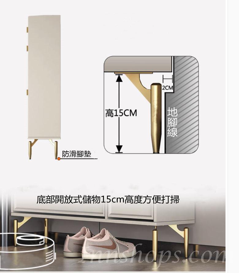 意式氣派 超薄超窄岩板門口鞋櫃*60/70/80/90/100/120cm (IS7581)