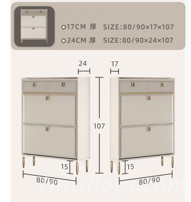 意式氣派 超薄超窄岩板門口鞋櫃*60/70/80/90/100/120cm (IS7581)