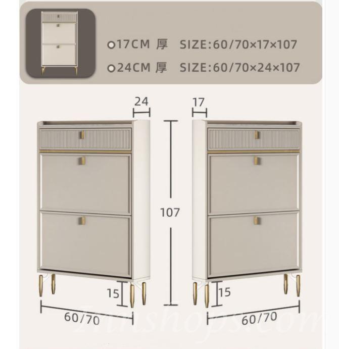 意式氣派 超薄超窄岩板門口鞋櫃*60/70/80/90/100/120cm (IS7581)