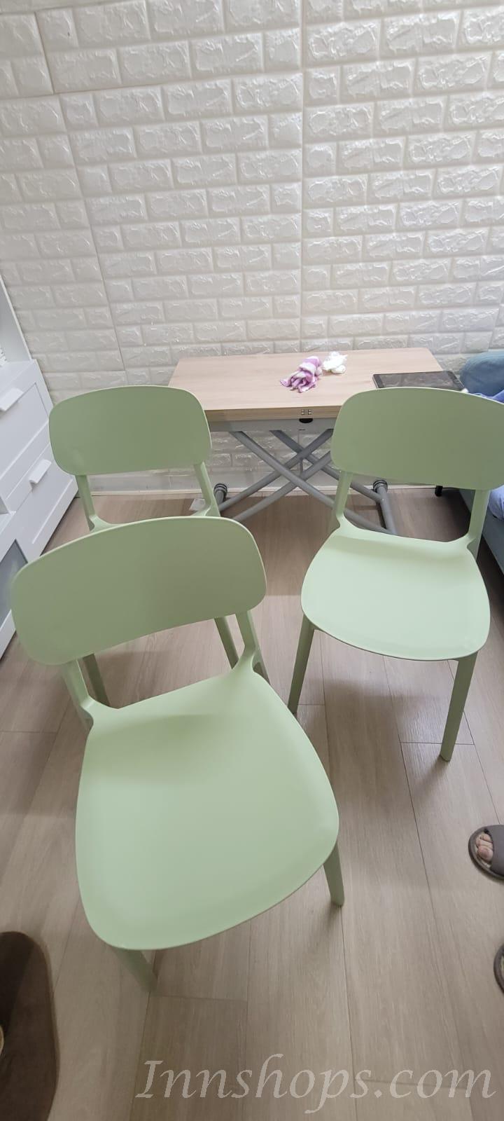 北歐格調·摩登·品味系列 學校家具椅子 簡約加厚可疊放餐椅 43cm (IS8351)